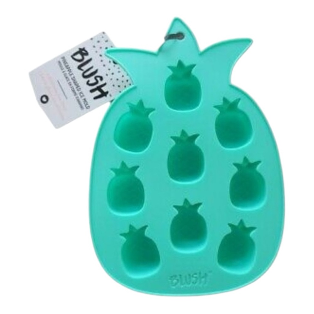 Blush Pineapple Shaped Ice Mold Silicone Pineapple Ice Tray Tropical Party